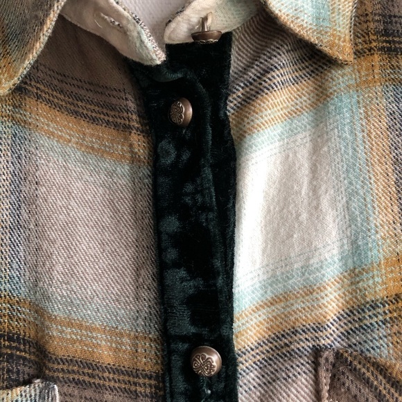 Soft Surroundings Saxon Plaid Tunic Shirt Dress Medium - Picture 13 of 16